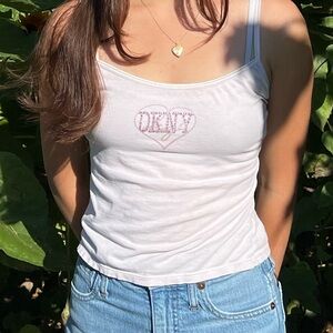 DKNY Pink Spaghetti Strap Cami